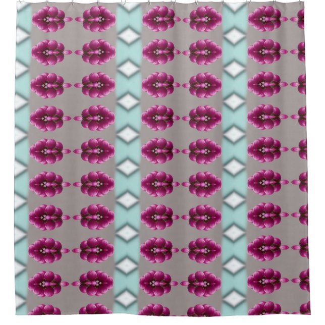 Cortina De Ducha Berries Ikat 12 (Anverso)