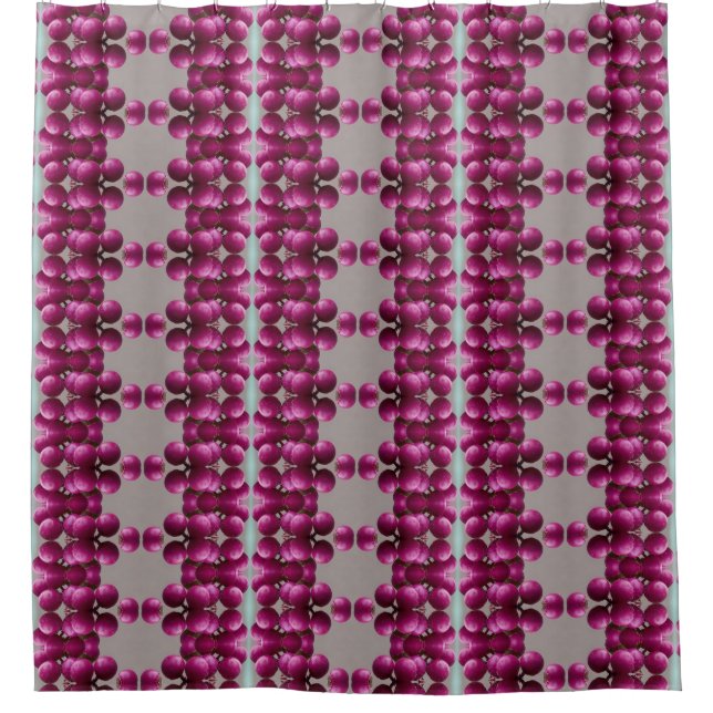 Cortina De Ducha Berry Ikat 13 (Anverso)