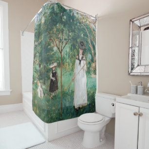 Cortina De Ducha Berthe Morisot - La caza de mariposas