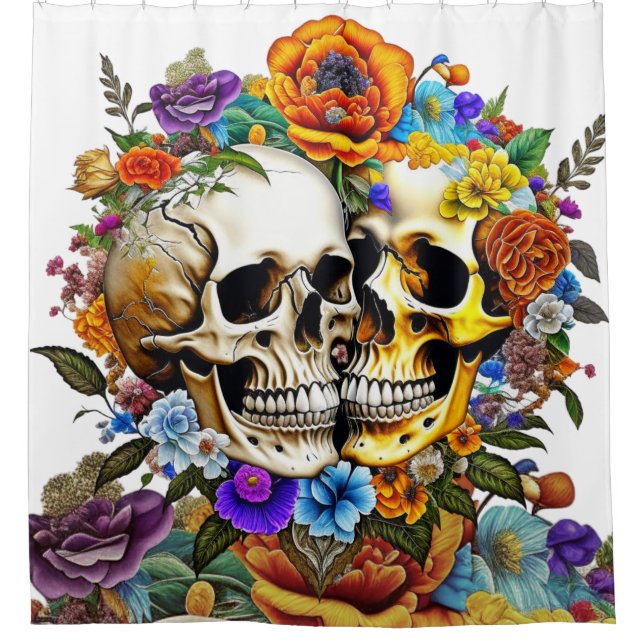 Cortina De Ducha Besando crúpulos (Anverso)