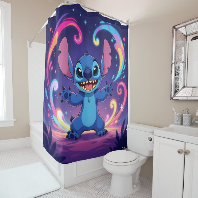 Cortina De Ducha Beste Freunde fürs Leben – Lilo & Stitch   (In situ)