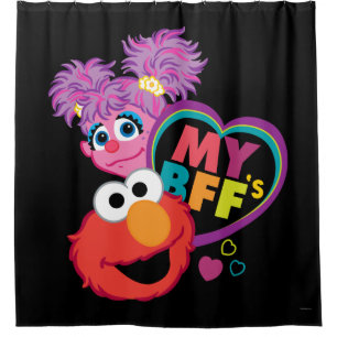 Cortina De Ducha BFF Abby and Elmo