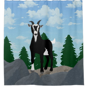 Cortina De Ducha Billy Goat Shower Curtain