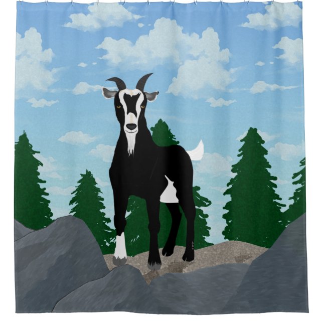 Cortina De Ducha Billy Goat Shower Curtain (Anverso)