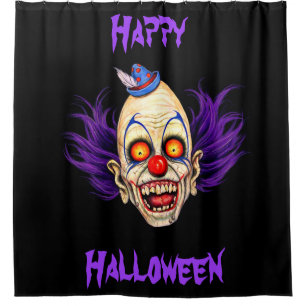 Cortina De Ducha Bimbe El Espinoso Payaso ( Feliz Halloween)