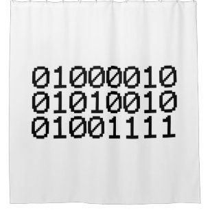 CORTINA DE DUCHA BINARY BRO