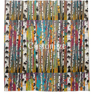 Cortina De Ducha Birch Woods Thunder_Cove