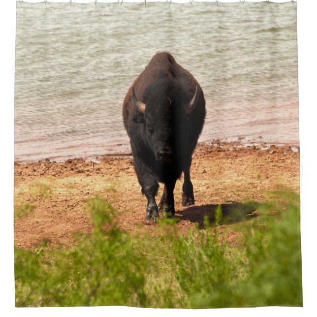 Cortina De Ducha Bison en el agua (Anverso)