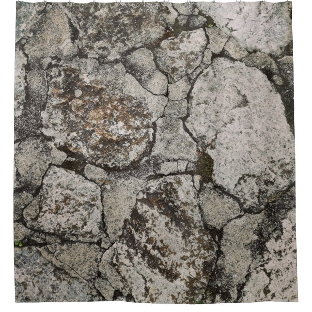 Cortina De Ducha Black and gray stone fragment (Anverso)