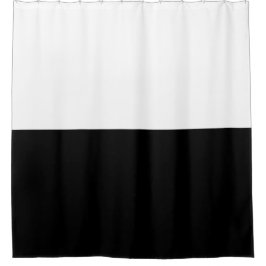 Cortina De Ducha Black and White Classic Striped Shower Curtain