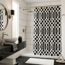 Black and White Trellis | Colores editables