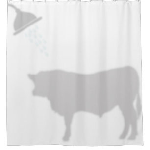 Cortina De Ducha Black Angus Shadow Silhouette Shadow Budders