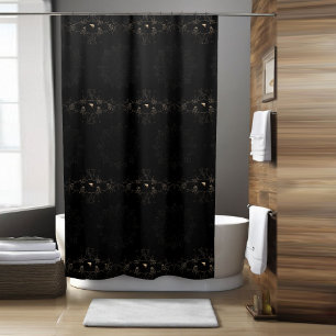 Cortina de ducha Black Boho