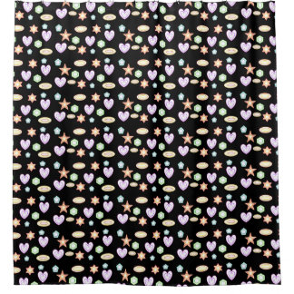 Cortina De Ducha Black shapes