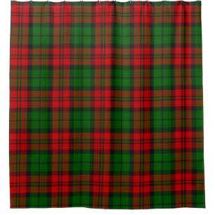 Cortina De Ducha Blackwatch Campbell Tartan Red Green Plate