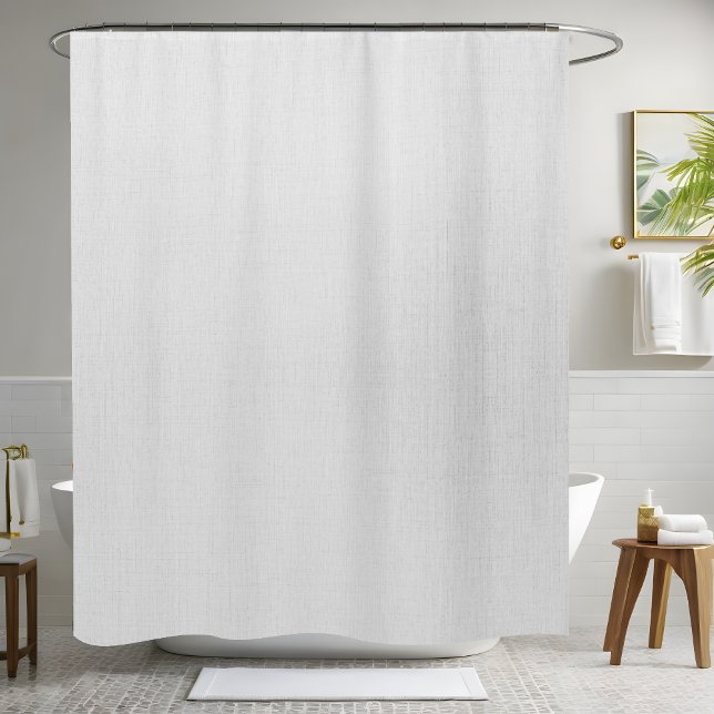 Cortina de ducha blanca sin soldadura estilo 2 (Subido por el creador)