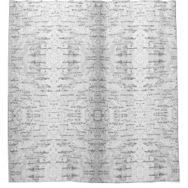 Cortina De Ducha Blanco, como en Birch Bark Photo