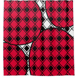 Cortina De Ducha Blob Harlequin rosa