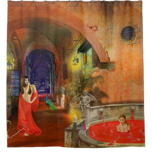 Cortina De Ducha Blood Bath