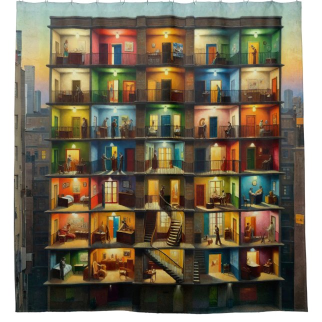 Cortina De Ducha Bloque (Anverso)