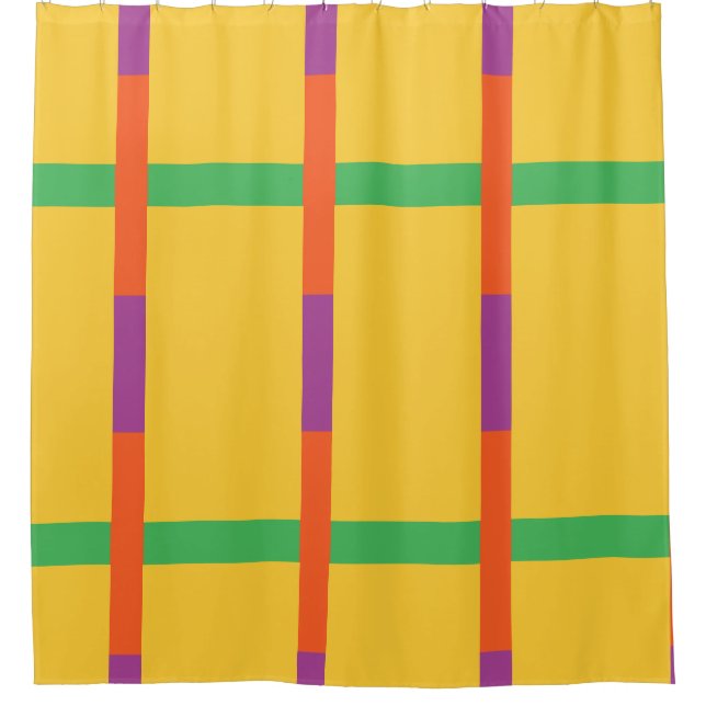 Cortina De Ducha Bloques de color (Anverso)