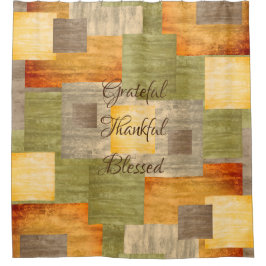 Cortina De Ducha Bloques de color de caída