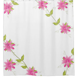 Cortina De Ducha Bloques rosas