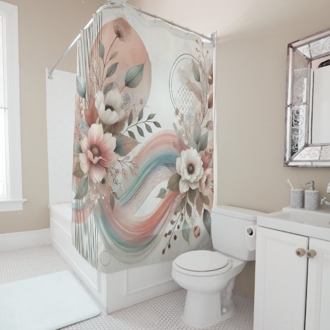 CORTINA DE DUCHA - "BLOSSOM BLANCO" (In situ)