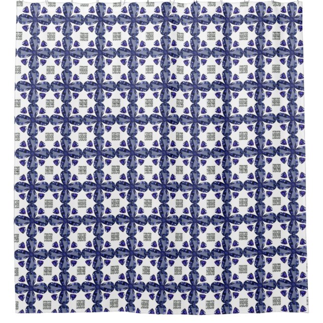 Cortina De Ducha Blue Clover (Anverso)