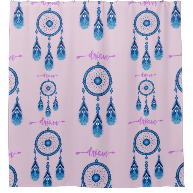 Cortina de ducha Blue Dream Catcher (Anverso)