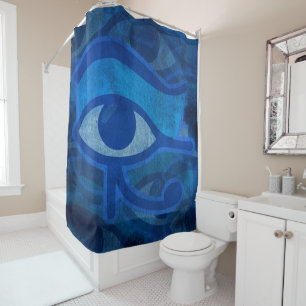 Cortina De Ducha Blue Horus Eye