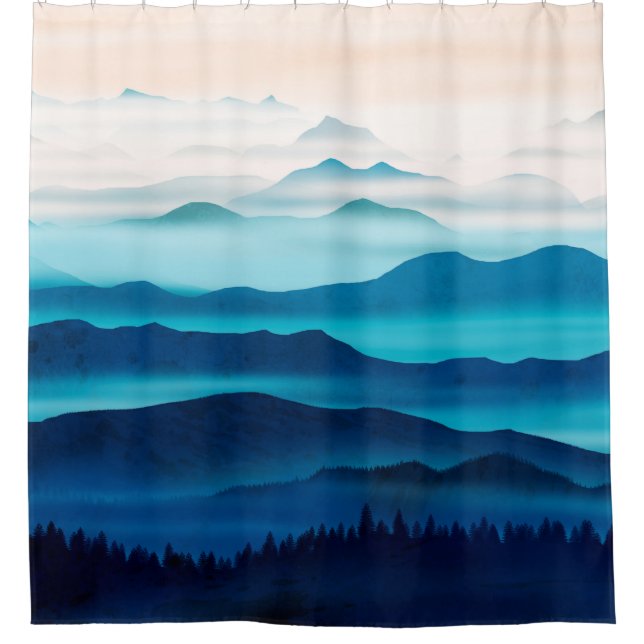 Cortina De Ducha Blue Mountains (Anverso)