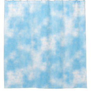 Cortina De Ducha Blue Sky and Cloud Art Personalizado