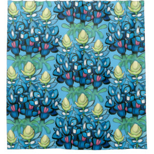 Cortina de ducha Bluebonnets