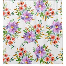 Cortina De Ducha Boda Floral