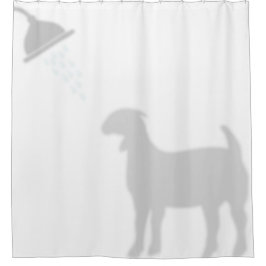 Cortina De Ducha Boer Goat Shadow Silhouette Shadow Buddies