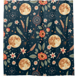 Cortina de ducha Boho