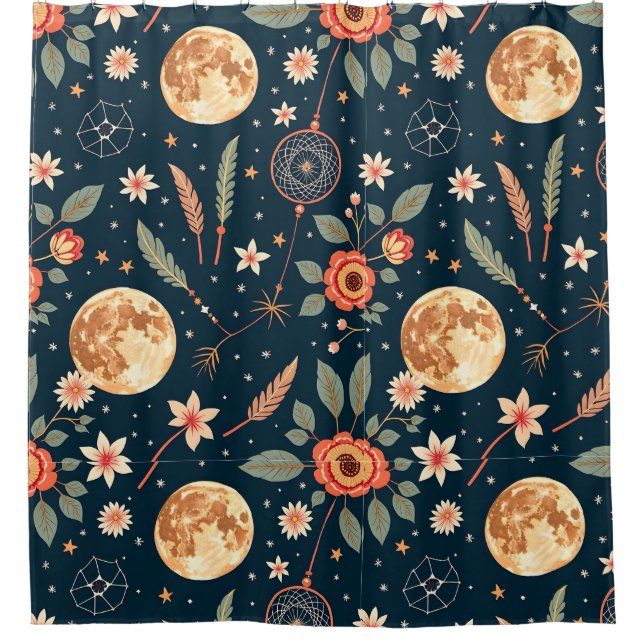 Cortina de ducha Boho (Anverso)