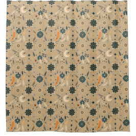 Cortina de ducha Boho Chic – Espiritualidad libre
