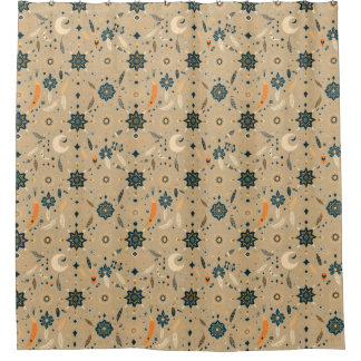 Cortina de ducha Boho Chic – Espiritualidad libre