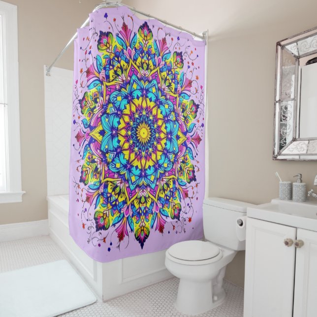 Cortina De Ducha Boho Mandala (In situ)