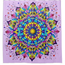 Cortina De Ducha Boho Mandala