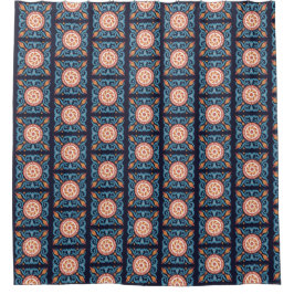 Cortina de ducha Boho Tile