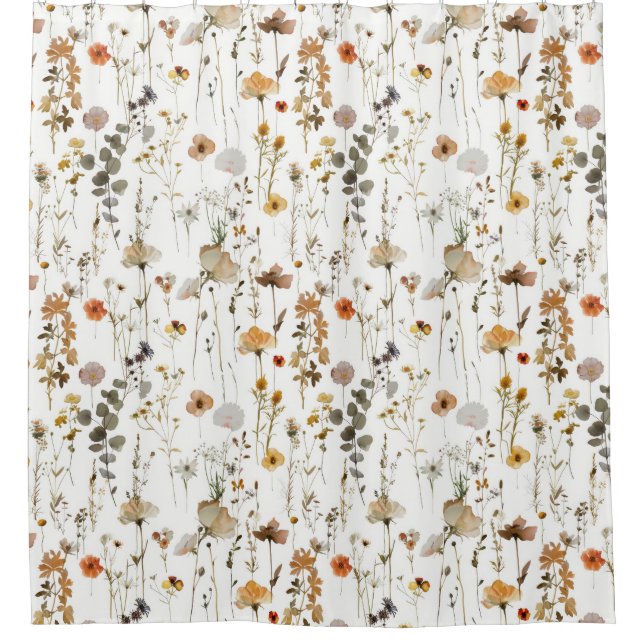 Cortina De Ducha Boho Wildflower (Anverso)