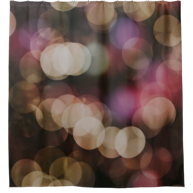 Cortina De Ducha Bokeh photography of lights (Anverso)