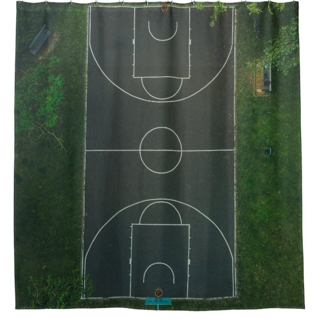 Cortina De Ducha Bonito Baloncesto (Anverso)