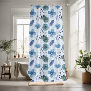 Cortina De Ducha Bonito floral decorativo llamativo