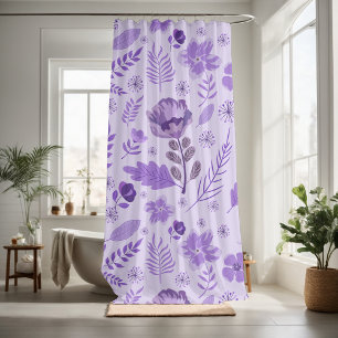 Cortina De Ducha Bonito floral decorativo llamativo