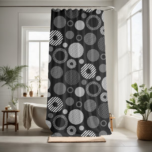 Cortina De Ducha Bonito geométrico decorativo llamativo 