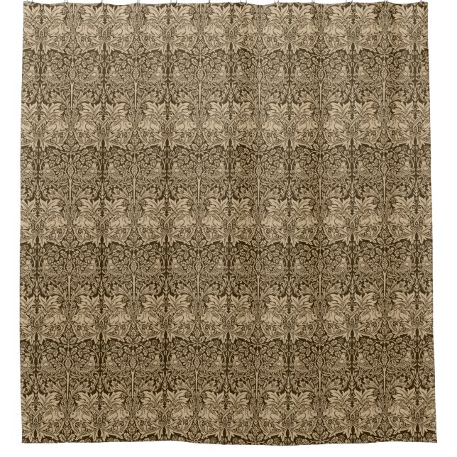 Cortina De Ducha Bonito William Morris "Conejo Hermano" Chintz (Anverso)